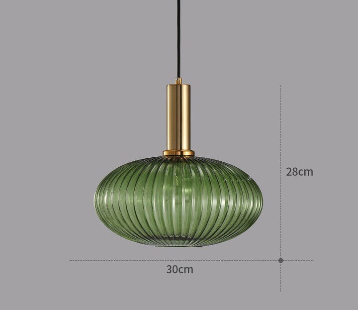 Retro lampa wisząca ze szkła – ColorVibe