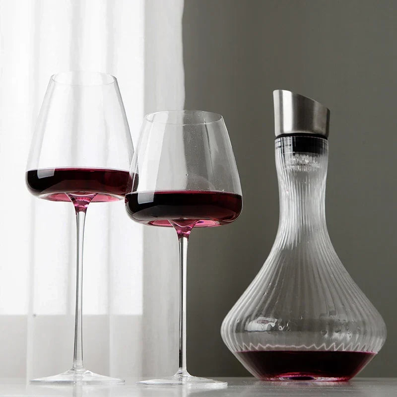 Kieliszki do wina z kryształu | LuxeSip | Elegancja wykonana ręcznie