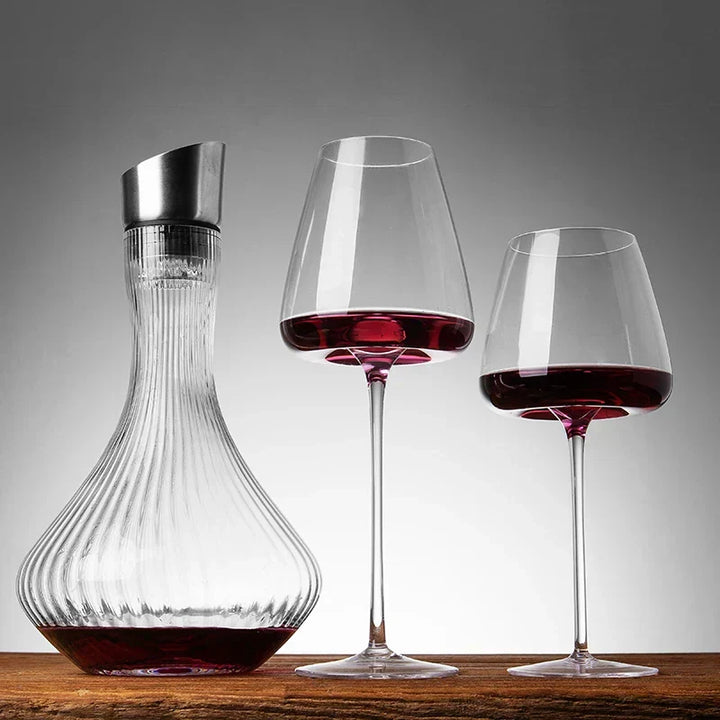 Kieliszki do wina z kryształu | LuxeSip | Elegancja wykonana ręcznie
