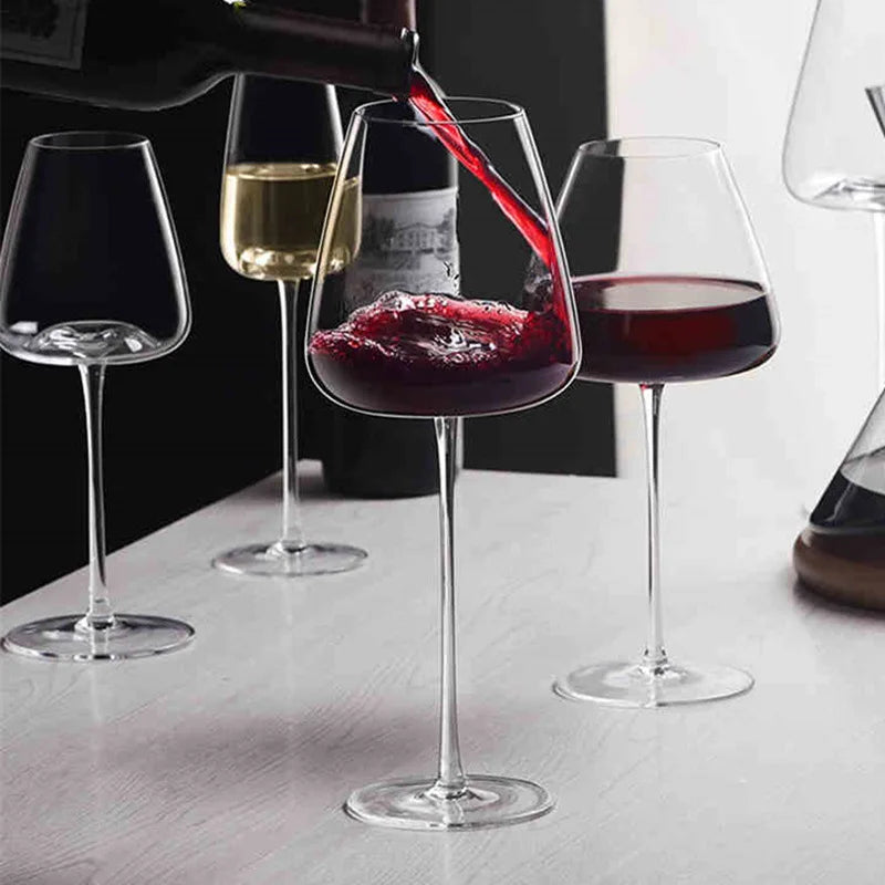 Kieliszki do wina z kryształu | LuxeSip | Elegancja wykonana ręcznie
