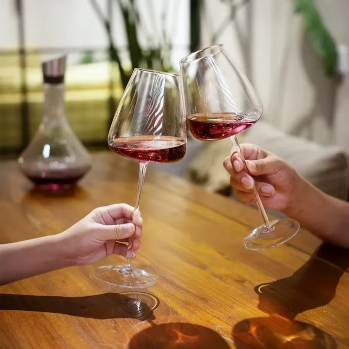 Kieliszki do wina z kryształu | LuxeSip | Elegancja wykonana ręcznie