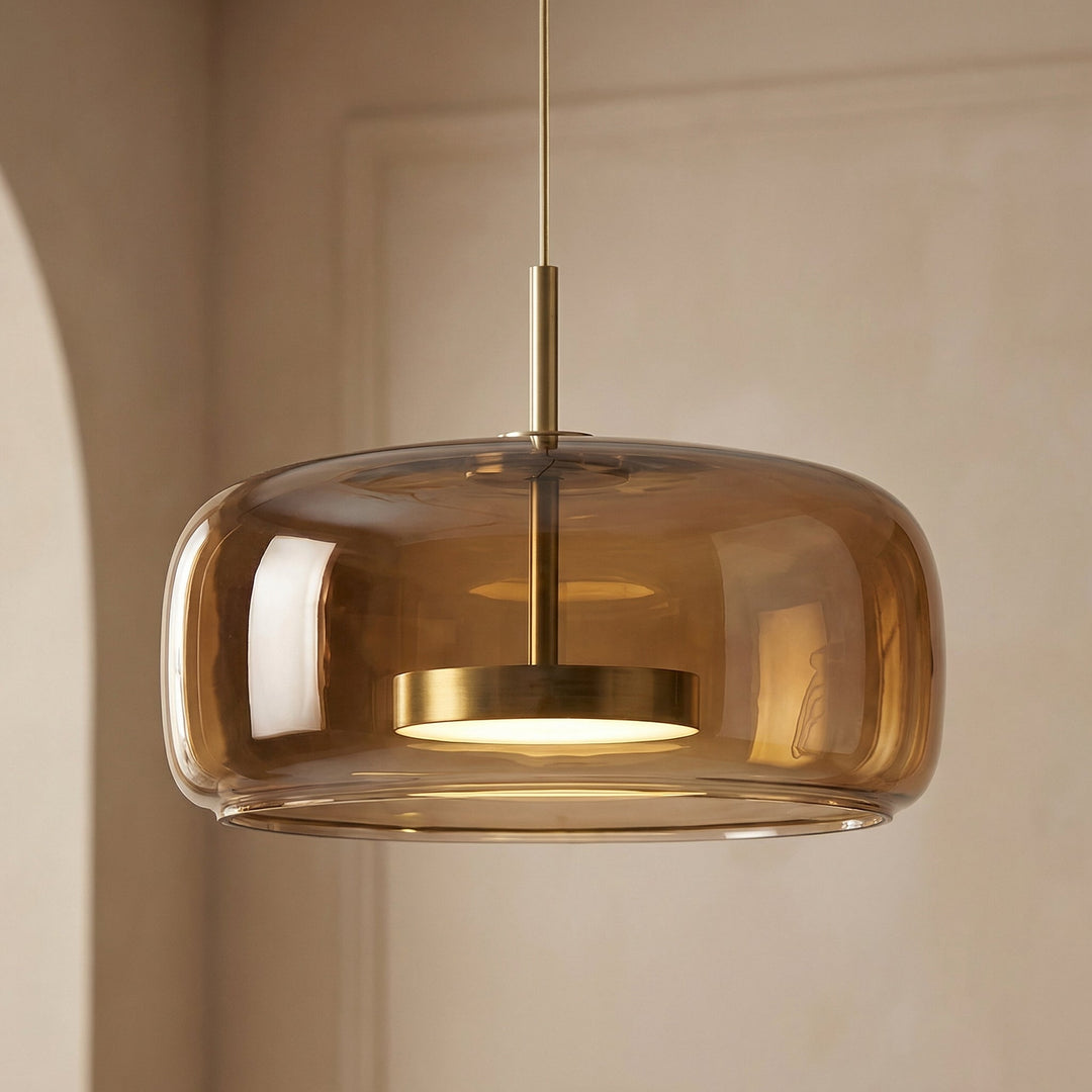 Astrid - nowoczesna nordycka szklana lampa wisząca