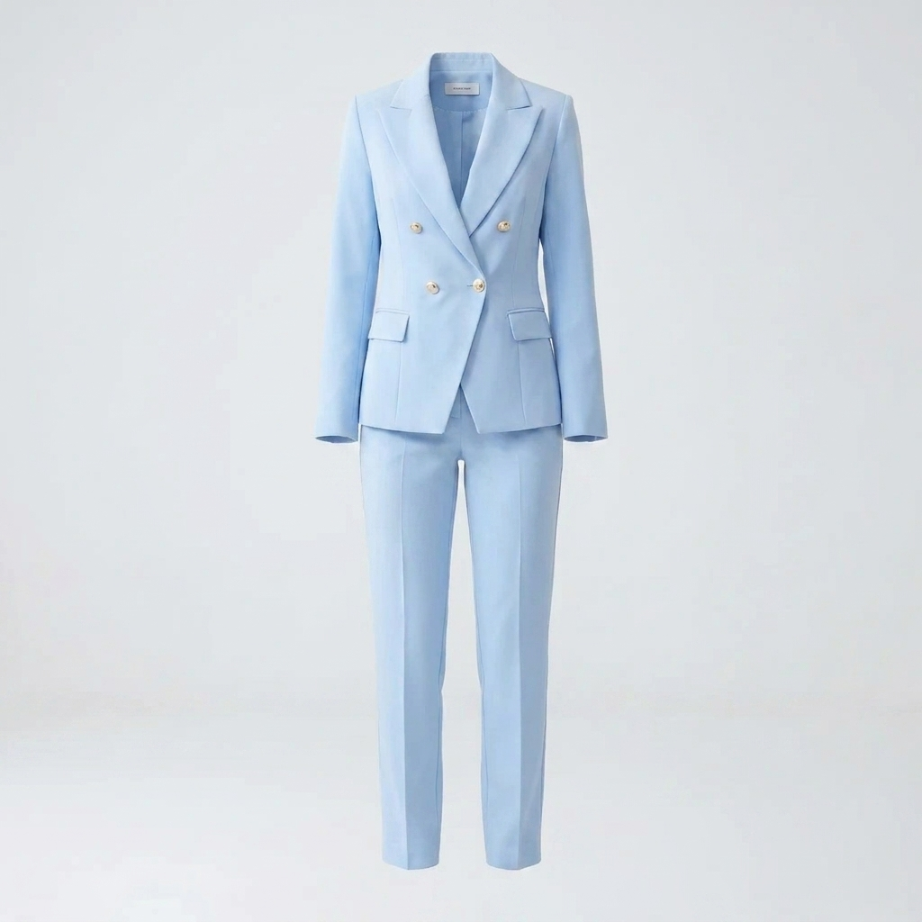 Dwuczesciowy zestaw blazer i spodni