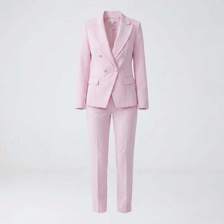 Dwuczesciowy zestaw blazer i spodni
