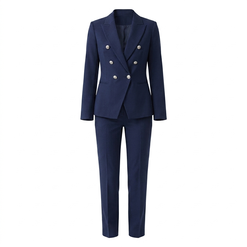 Dwuczesciowy zestaw blazer i spodni