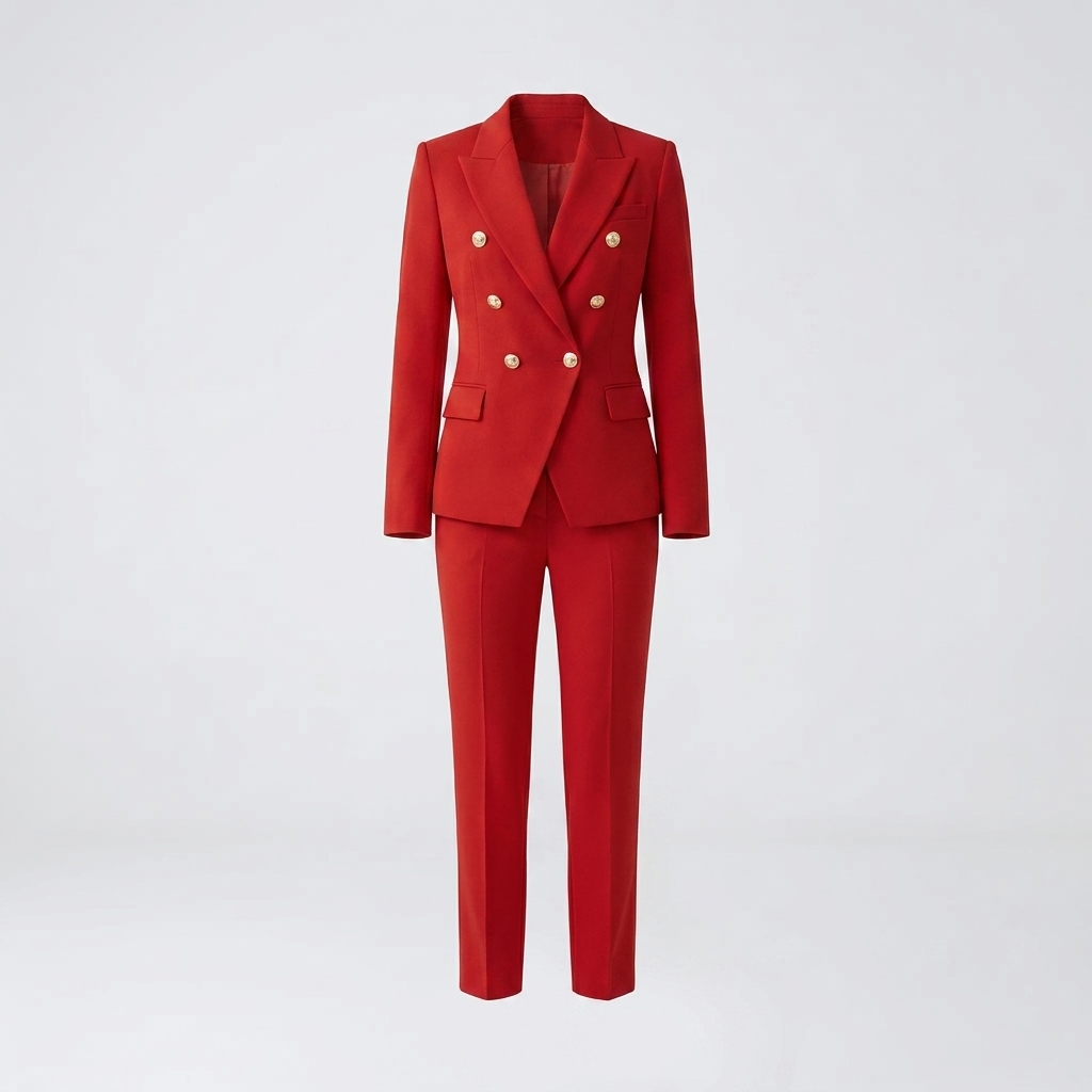 Dwuczesciowy zestaw blazer i spodni
