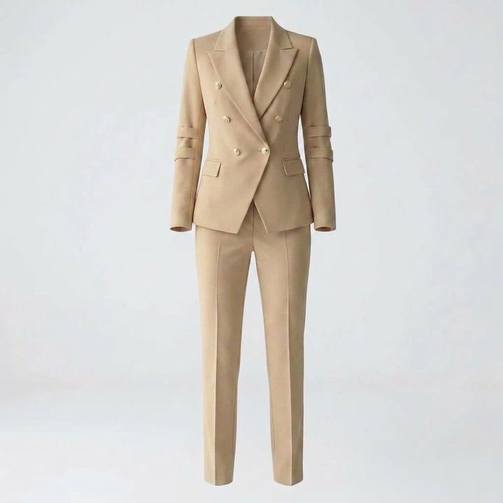 Dwuczesciowy zestaw blazer i spodni