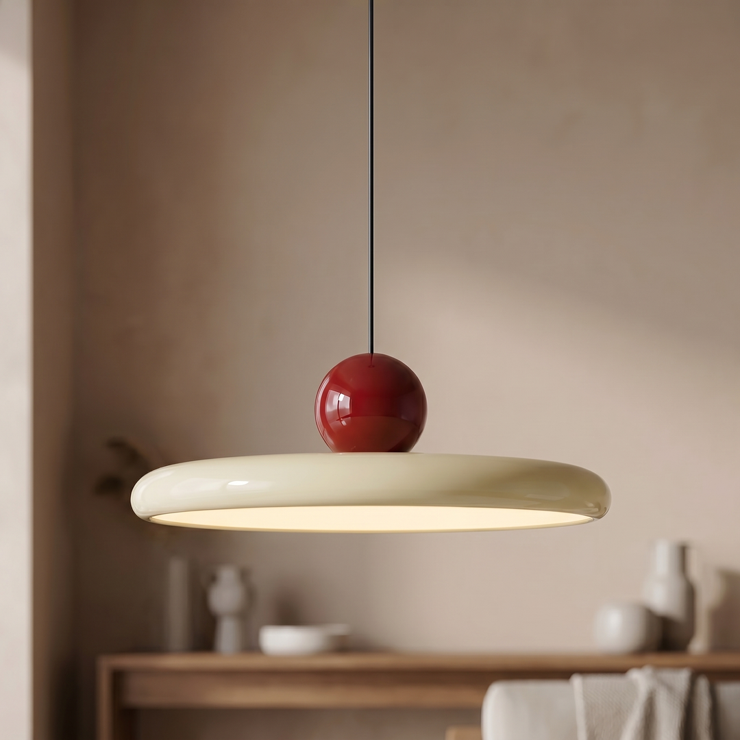 Veya – kolorowa lampa wisząca w stylu Bauhaus