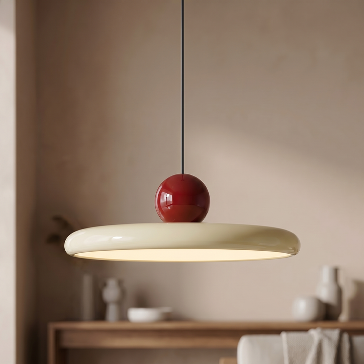 Veya – kolorowa lampa wisząca w stylu Bauhaus