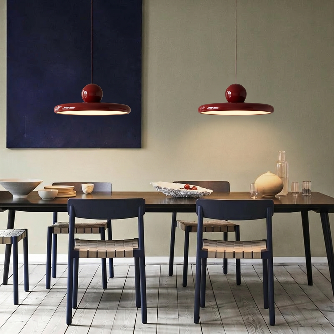 Veya – kolorowa lampa wisząca w stylu Bauhaus