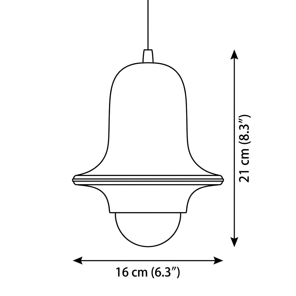 Sten – nowoczesna metalowa lampa wisząca w stylu Bauhaus