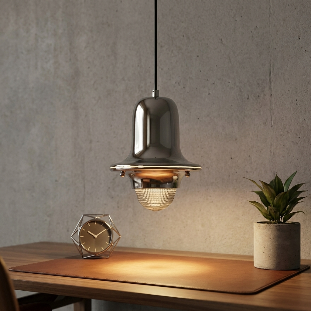Sten – nowoczesna metalowa lampa wisząca w stylu Bauhaus