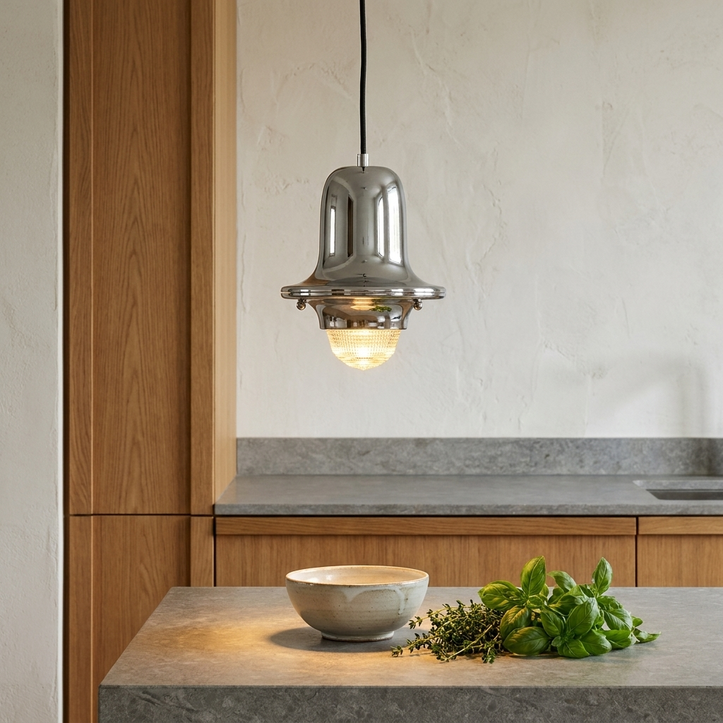 Sten – nowoczesna metalowa lampa wisząca w stylu Bauhaus