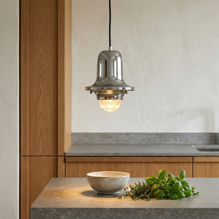 Sten – nowoczesna metalowa lampa wisząca w stylu Bauhaus