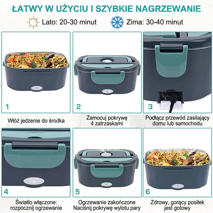 Elektryczny Lunchbox 1,5L 60W