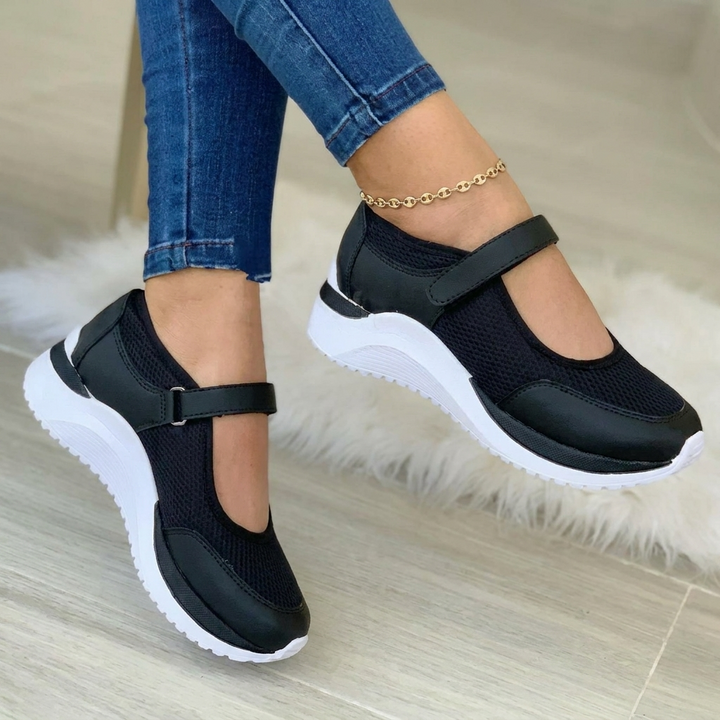 Buty Damskie Sportowe Z Paskiem