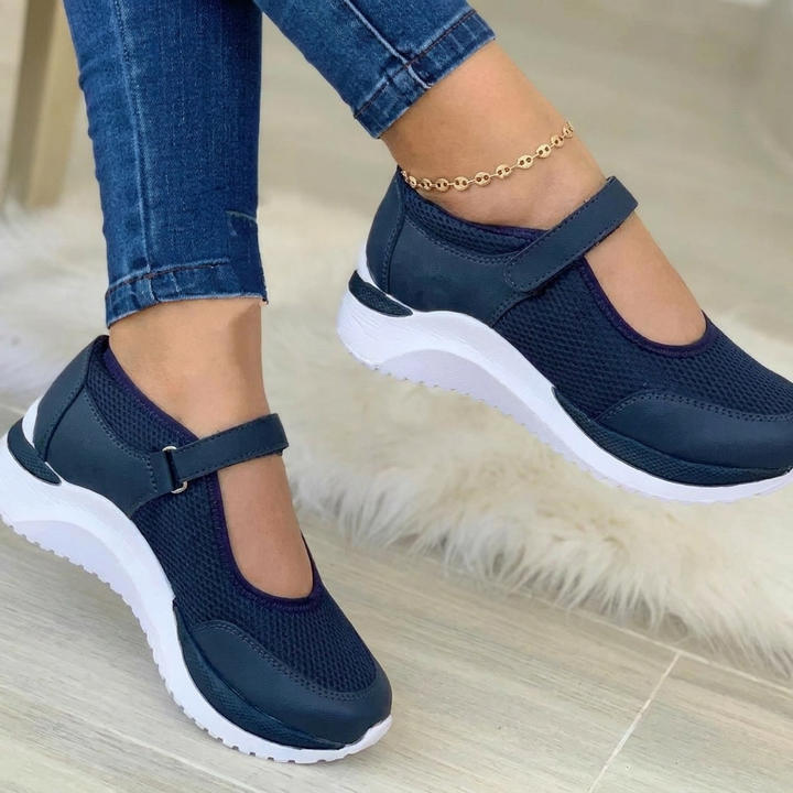 Buty Damskie Sportowe Z Paskiem