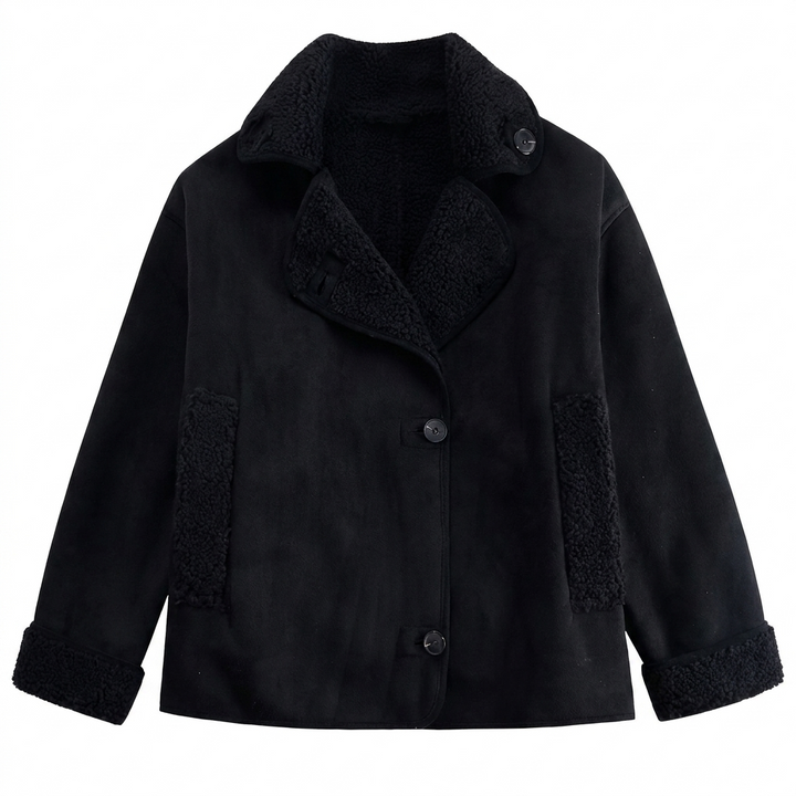 Veste femme avec col à revers et doublure synthétique