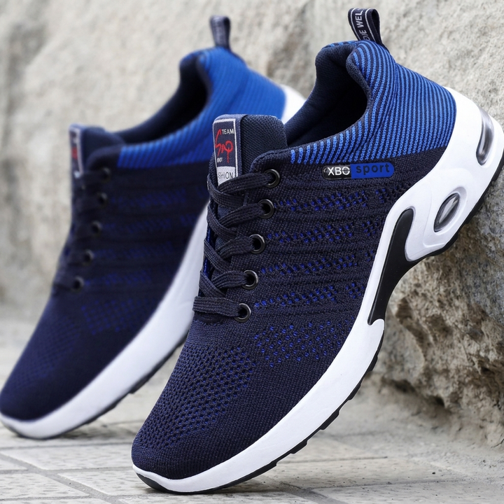 Buty Sportowe Męskie Oddychające, Czerwony 39