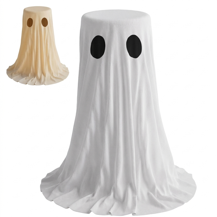 Stojak na miskę na słodycze w kształcie ducha na Halloween