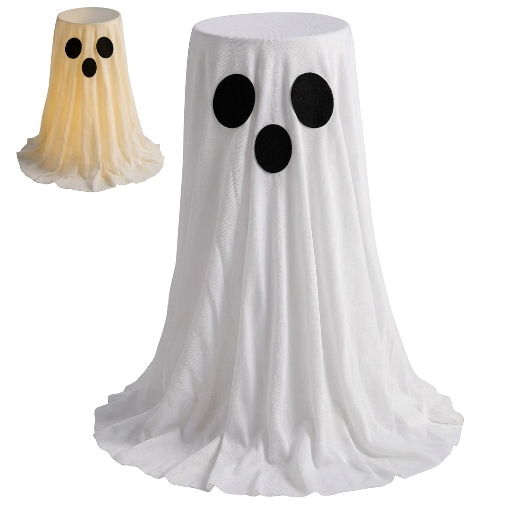 Stojak na miskę na słodycze w kształcie ducha na Halloween