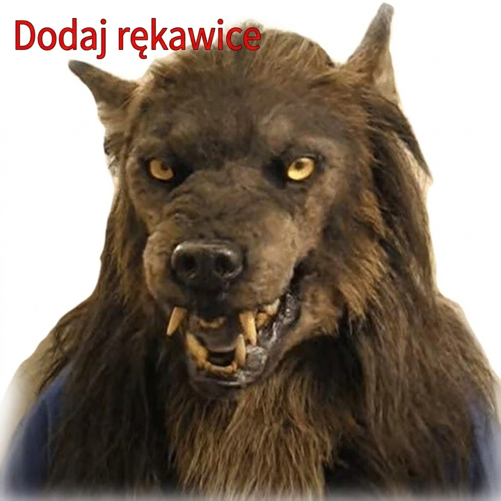 Maska Głowy Wilka
