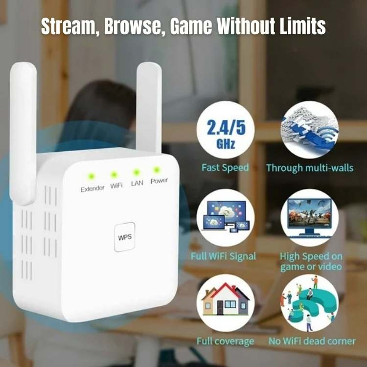 Wzmacniacz WiFi 5G o Wysokiej Prędkości