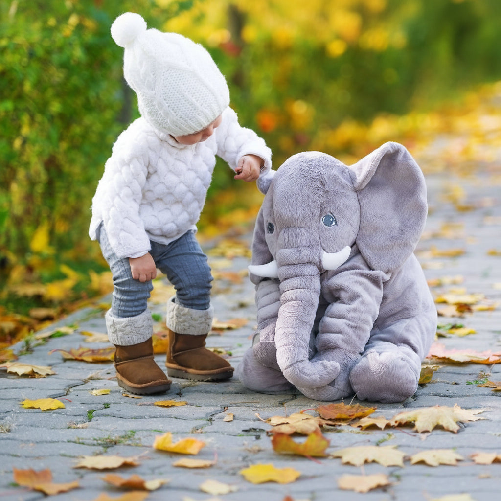 Poduszka PlushElephant – super miękka i wygodna dla niemowląt i dzieci