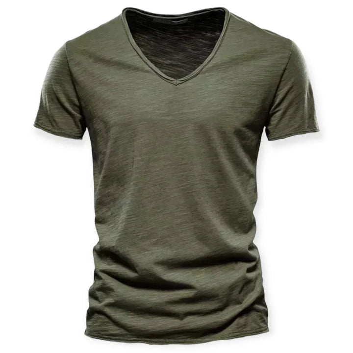 Męska koszulka V-neck