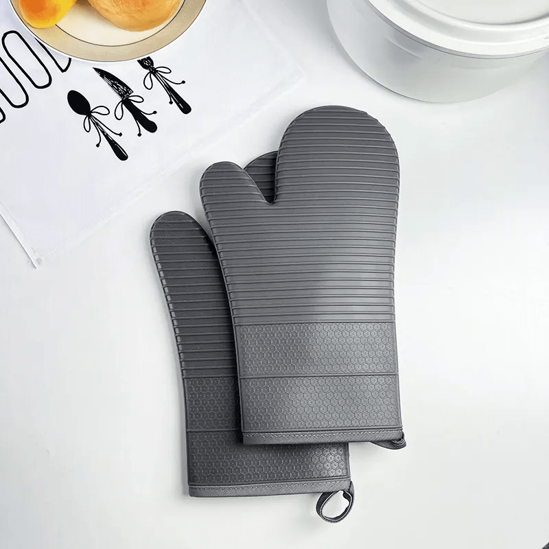 HEATSAFE – antypoślizgowe silikonowe rękawice kuchenne dla maksymalnej ochrony przed ciepłem