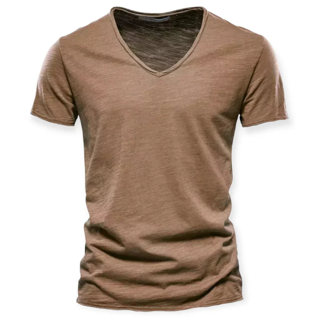 Męska koszulka V-neck