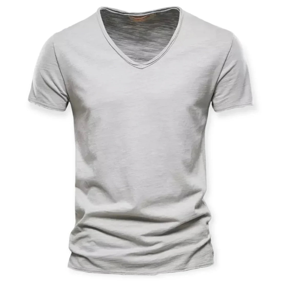 Męska koszulka V-neck
