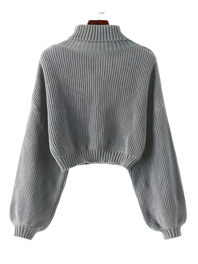 Damski sweter z dzianiny