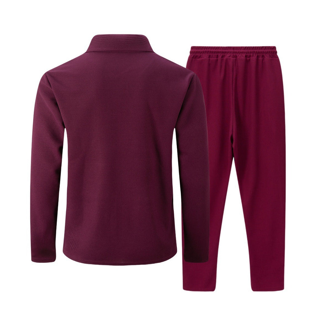 Męski komplet slim fit – na zamek, na co dzień i do aktywności sportowych