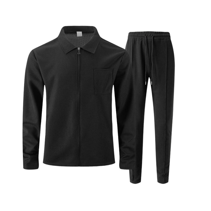 Męski komplet slim fit – na zamek, na co dzień i do aktywności sportowych