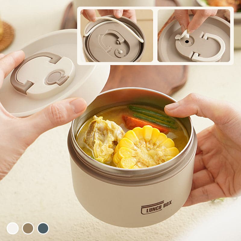 Termiczny lunchbox na ciepłe posiłki w drodze