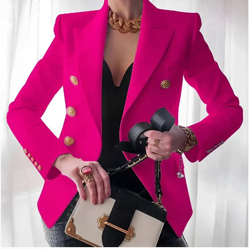 Blazer dla kobiet inspirowany starym stylem - klasyczne szycie z nowoczesnym akcentem