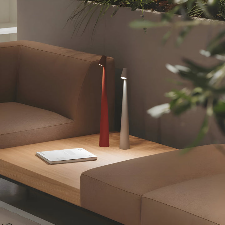Bezprzewodowa Lampka Stołowa LED | Lampa do Salonu i na Biurko | Nowoczesna Lampka Stołowa na Baterie | VivaLume