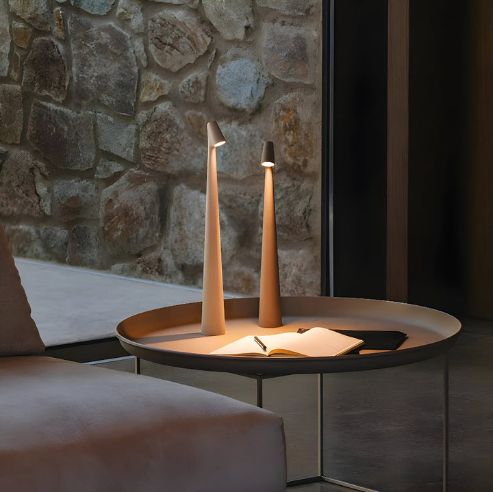 Bezprzewodowa Lampka Stołowa LED | Lampa do Salonu i na Biurko | Nowoczesna Lampka Stołowa na Baterie | VivaLume