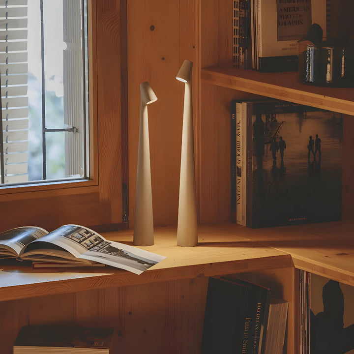 Bezprzewodowa Lampka Stołowa LED | Lampa do Salonu i na Biurko | Nowoczesna Lampka Stołowa na Baterie | VivaLume