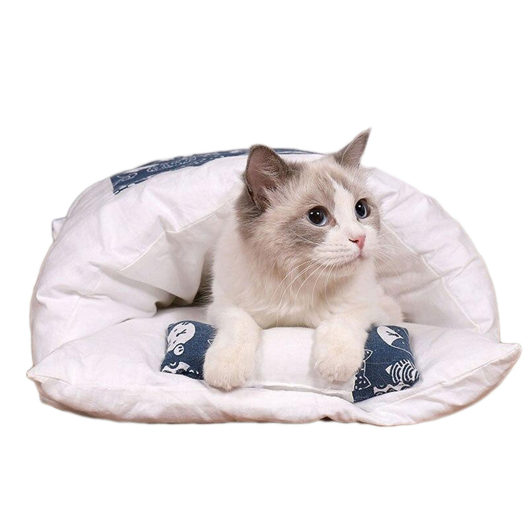 Zimowy śpiwór dla kotów – SnugKitty Frost Magic