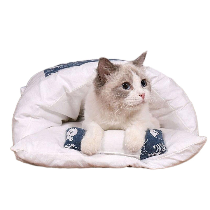 Zimowy śpiwór dla kotów – SnugKitty Frost Magic