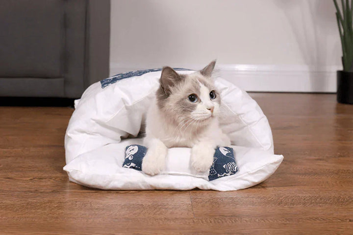 Zimowy śpiwór dla kotów – SnugKitty Frost Magic