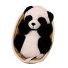 Pluszowa panda z wyjmowanym koszyczkiem – miękkie i dekoracyjne wypełnienie – 20 cm