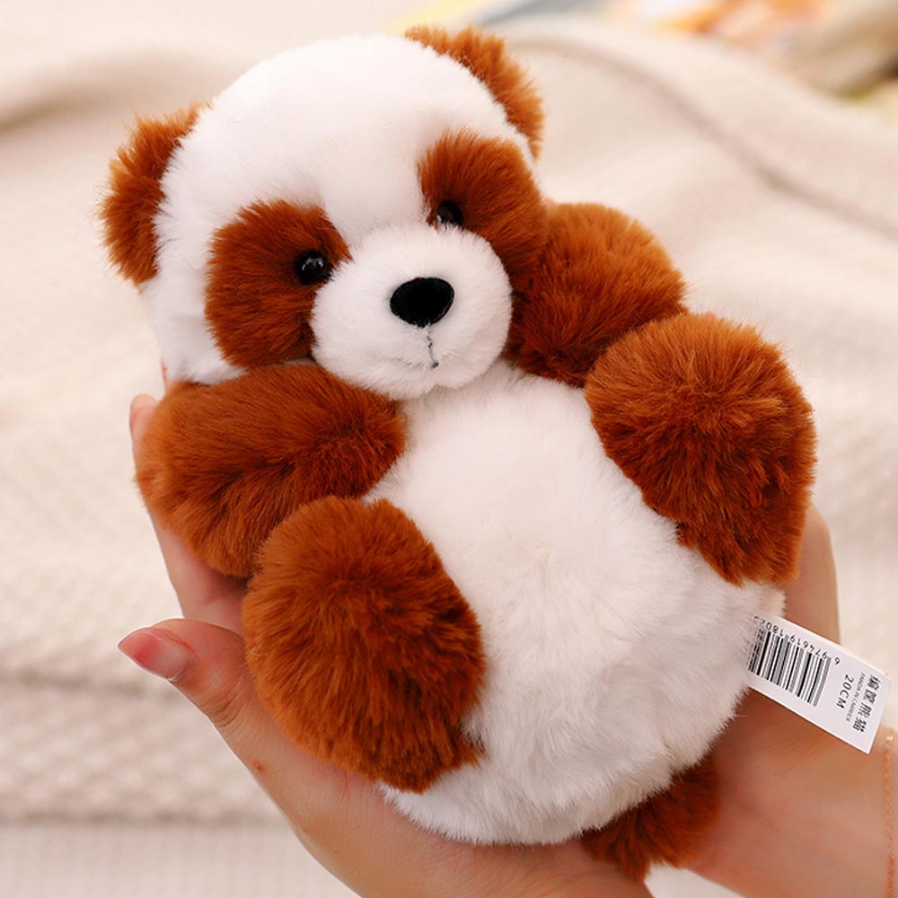 Pluszowa panda z wyjmowanym koszyczkiem – miękkie i dekoracyjne wypełnienie – 20 cm