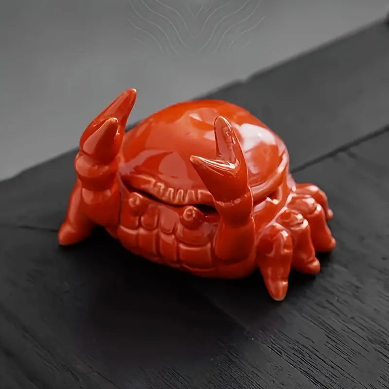 Ceramiczna popielniczka w kształcie kraba – unikalny design – dekoracyjna