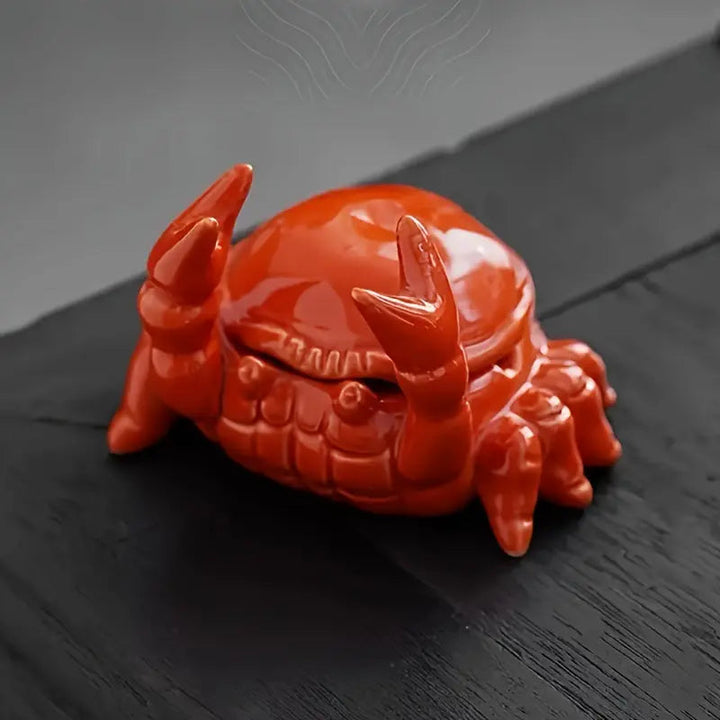 Ceramiczna popielniczka w kształcie kraba – unikalny design – dekoracyjna