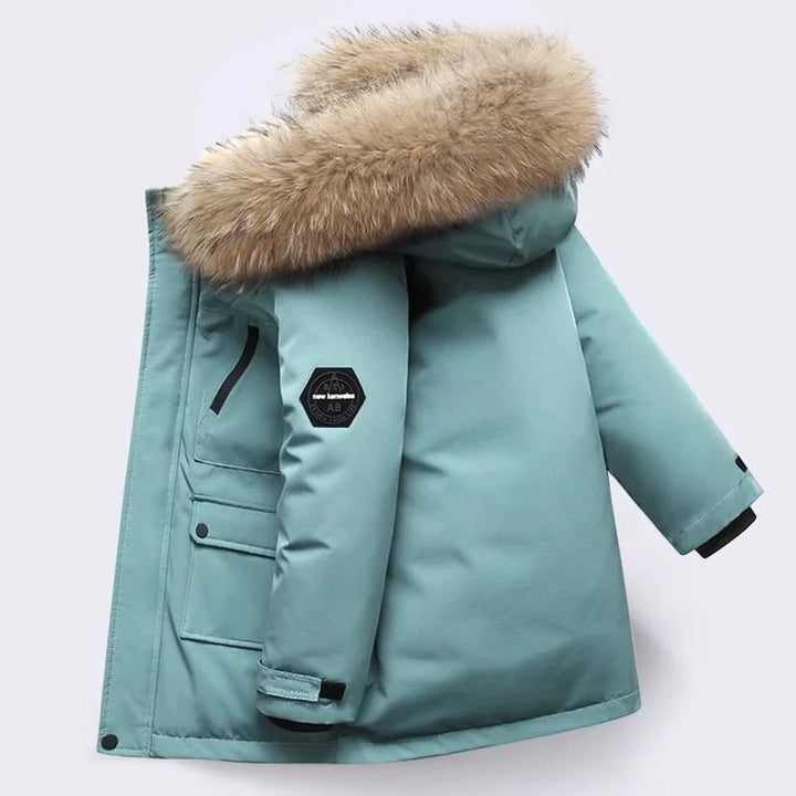 Kurtka zimowa dla dzieci - Wodoodporna i ciepła | Design Slim Fit