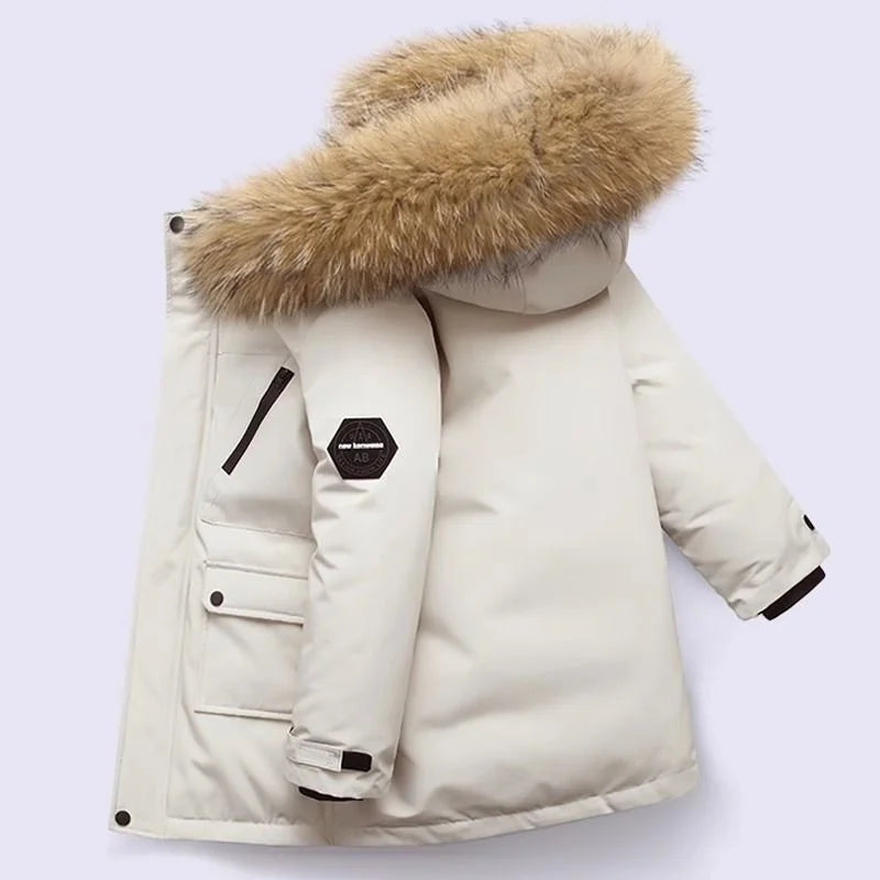 Kurtka zimowa dla dzieci - Wodoodporna i ciepła | Design Slim Fit