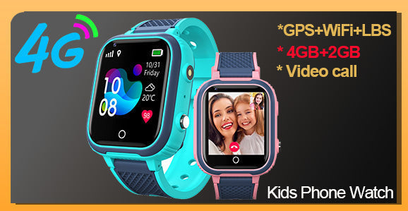 Smartwatch GPS dla dzieci z lokalizatorem - wideorozmowy i wodoodporność